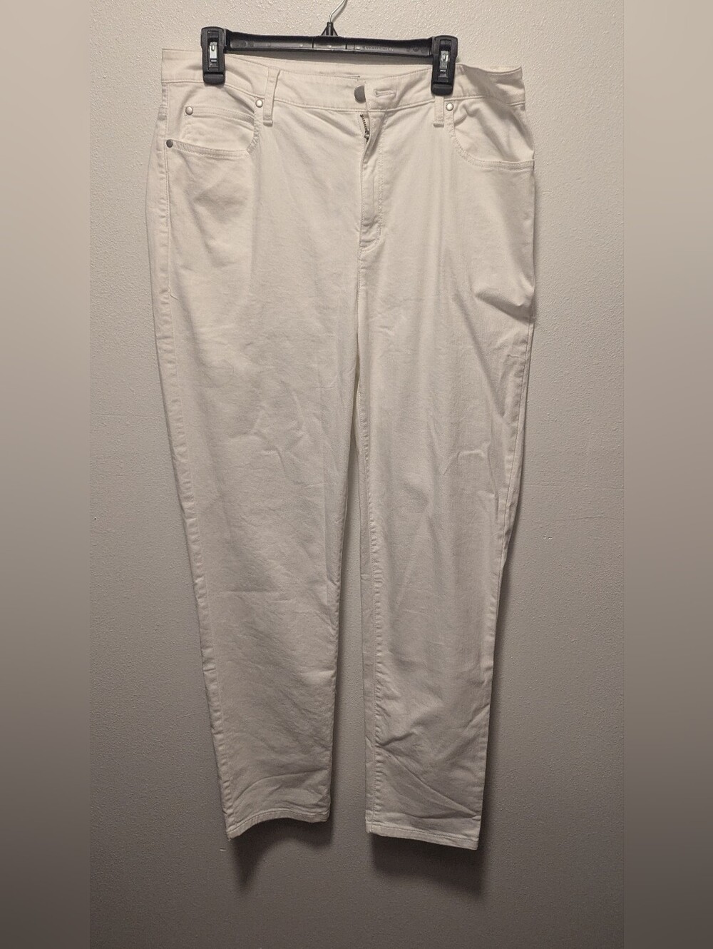 NWT Eileen FISHER high waisted, slim full length jeans size 14
